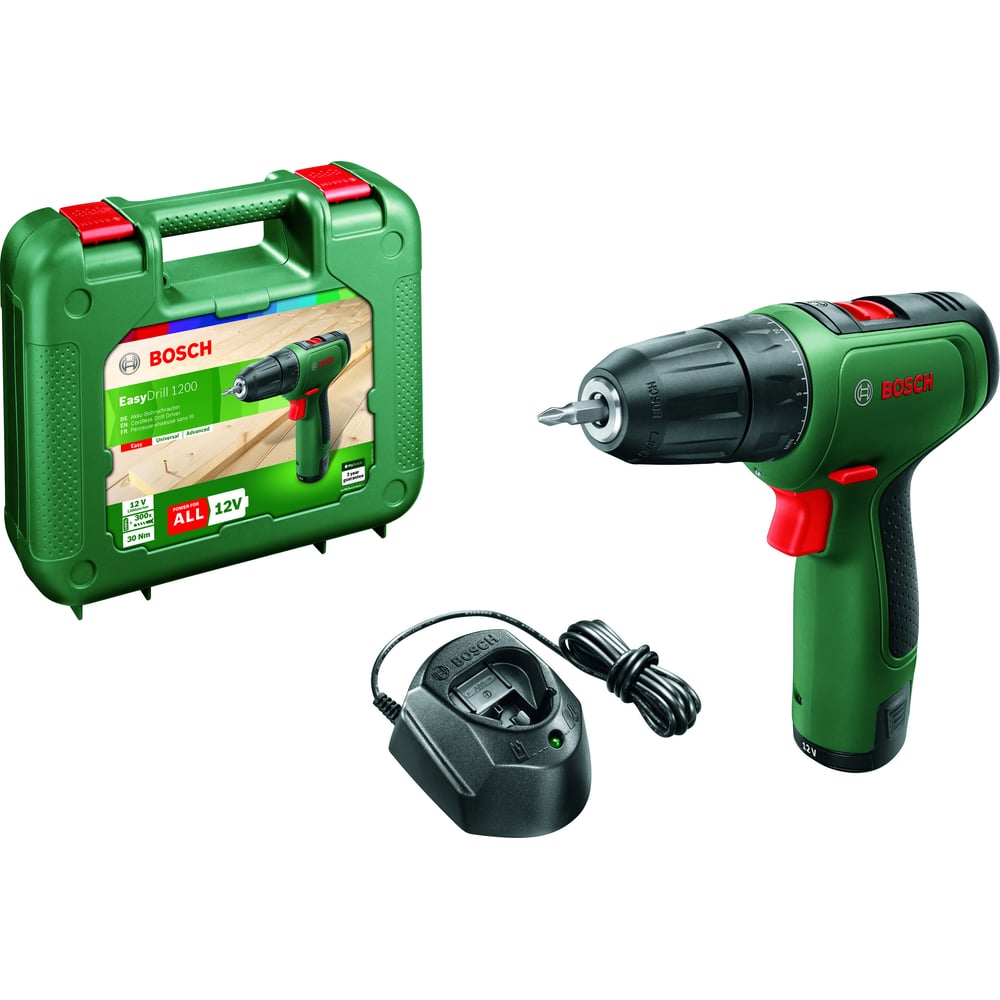 Шуруповерт Аккумуляторная дрель-шуруповерт Bosch EasyDrill 1200 06039D3006