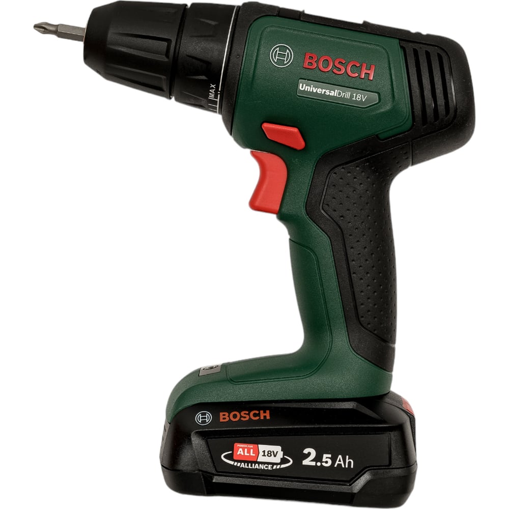 Шуруповерт Аккумуляторная дрель-шуруповерт Bosch UniversalDrill 18V 06039d4005