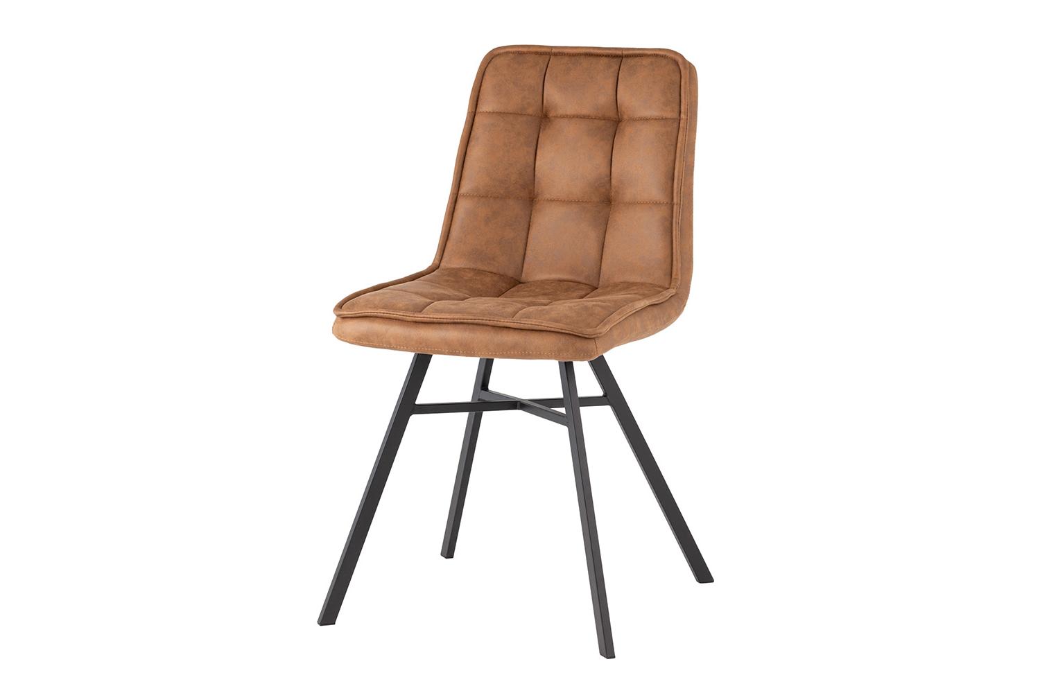 Стул обеденный Stool Group Chilly, искусственная кожа, коричневый