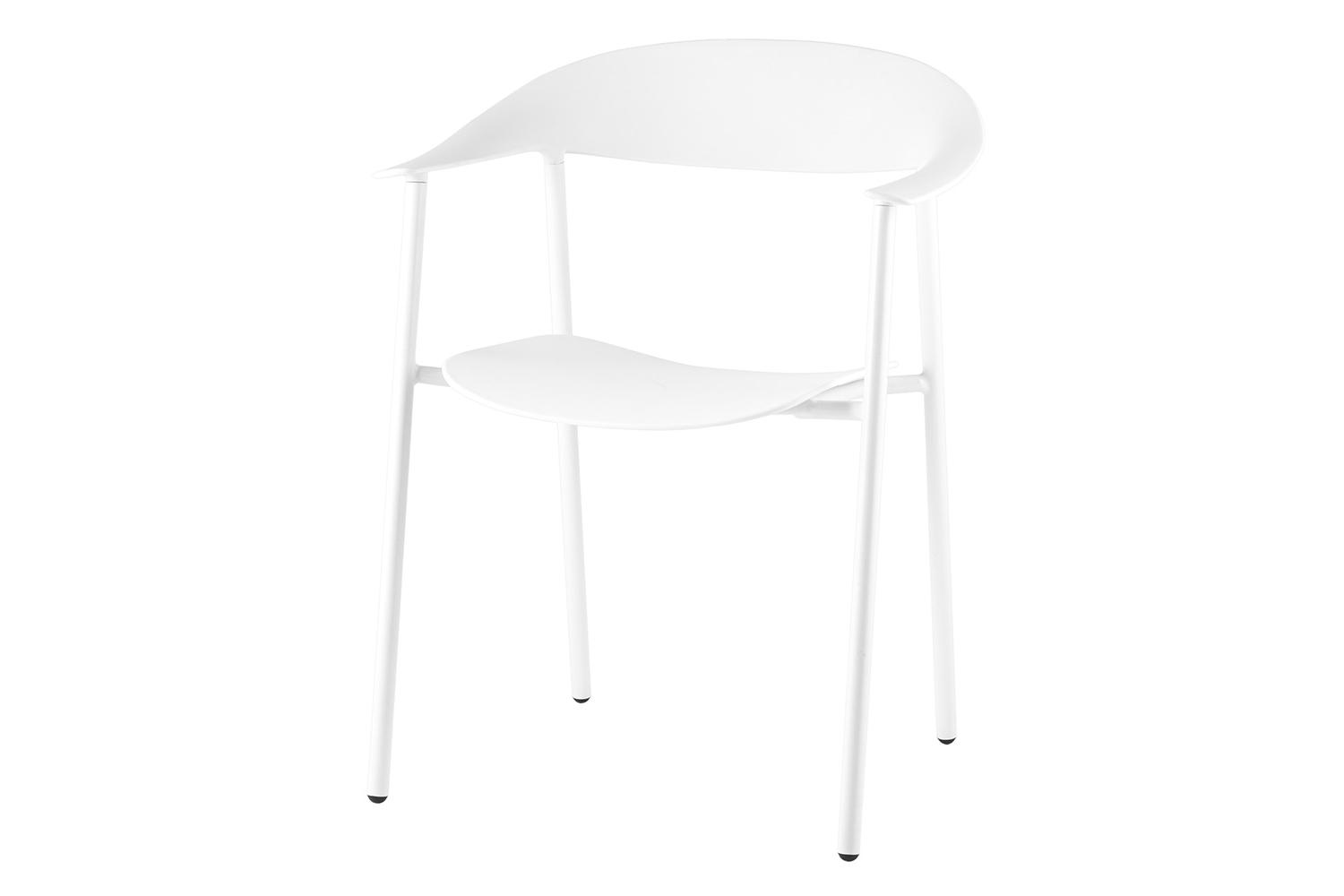 Стул для кухни Stool Group Eila, белый, штабелируемый, 50,2х59,5х77,5 см