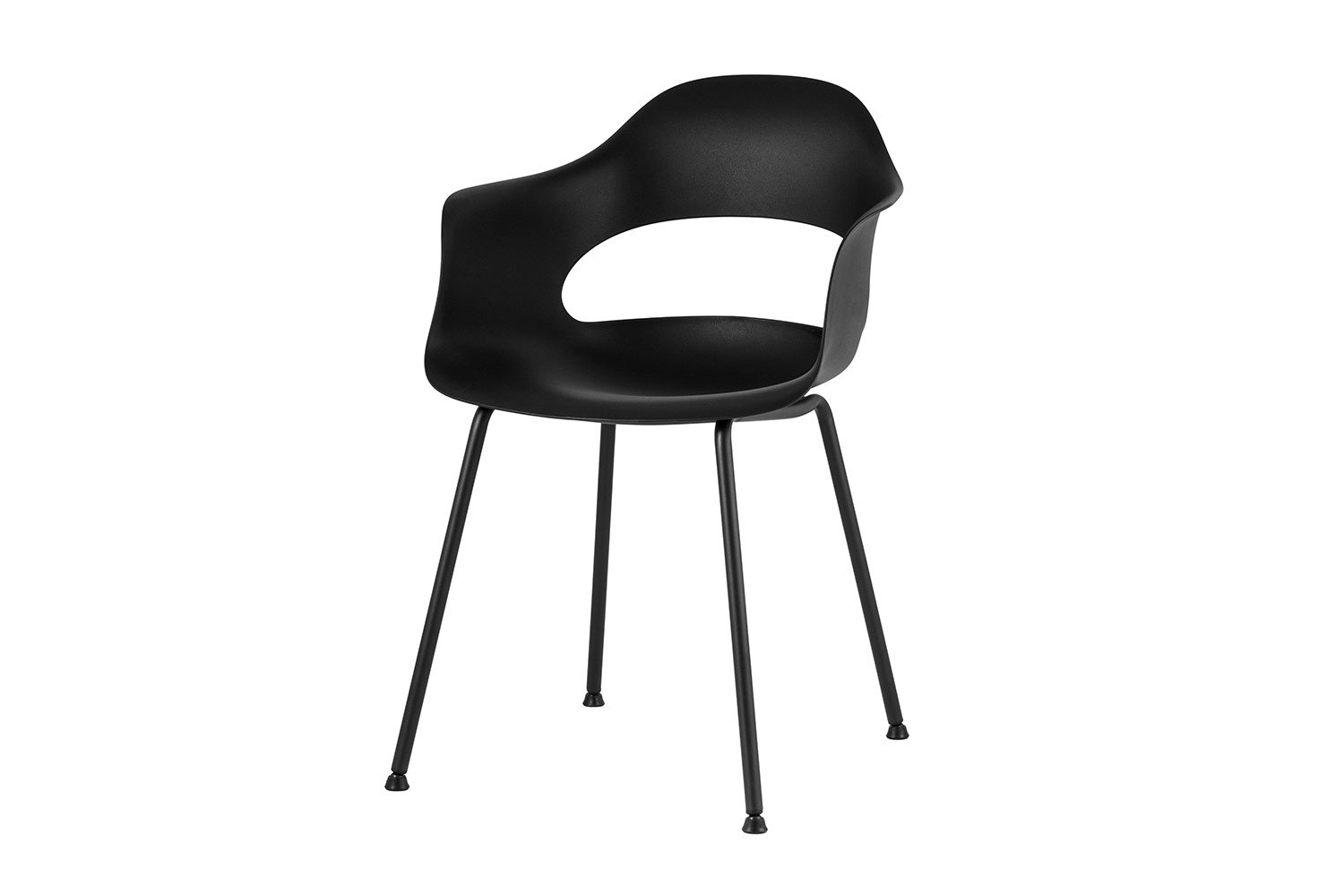 Стул Stool Group Lady, пластмасса, чёрный