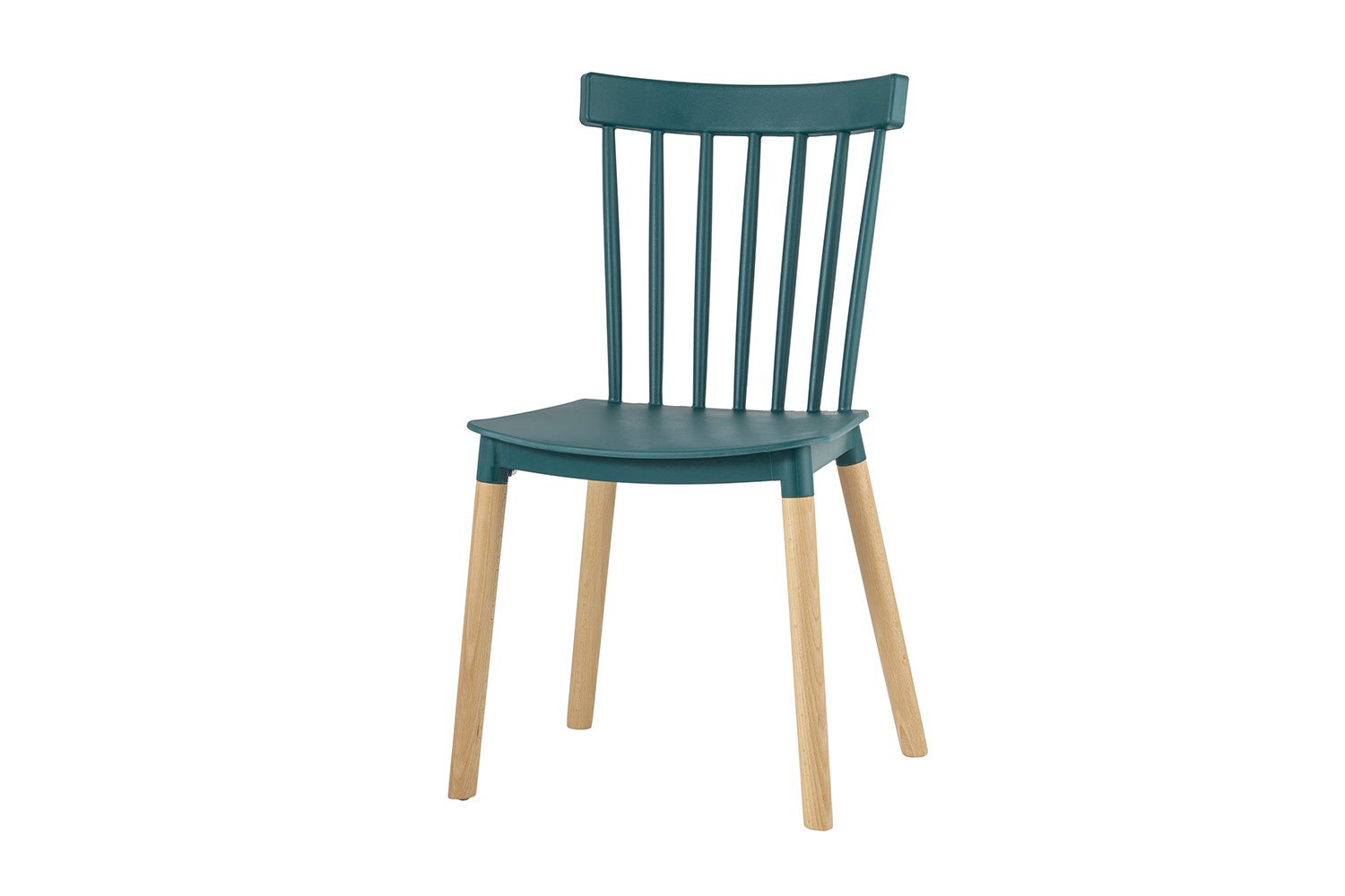 Стул Stool Group Field, тёмно-бирюзовый, массив дерева, 48х84х49 см