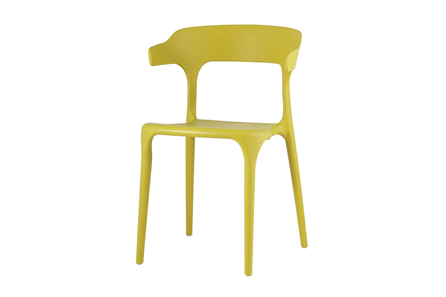 Стул Stool Group Neo, горчичный пластик, 50х52х76 см