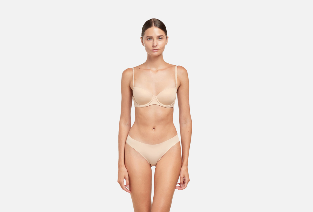 INCANTO Трусы-бразилиано Skin Seamless Beige р.4