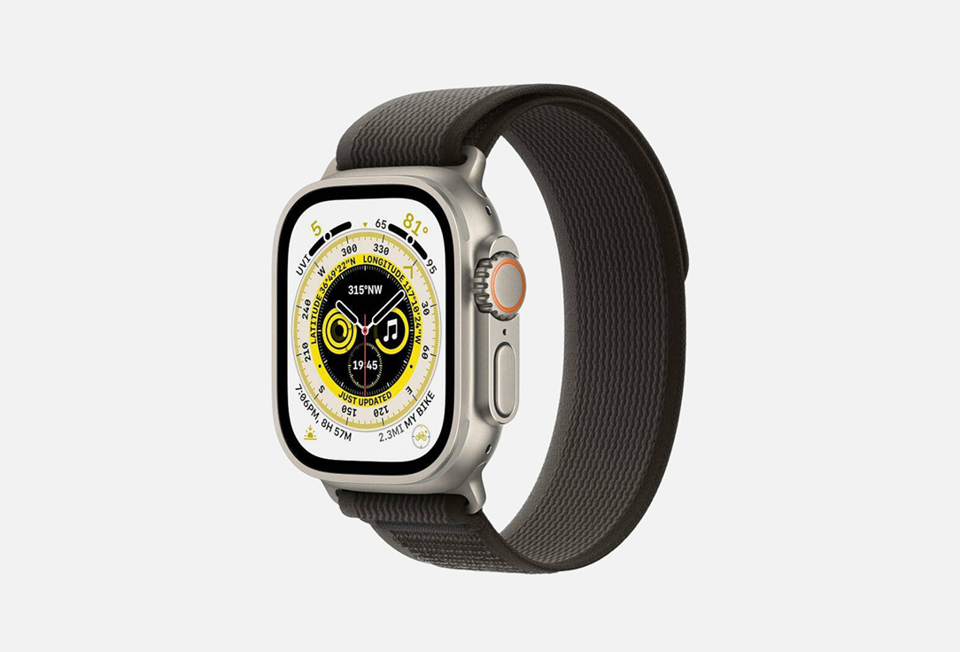 Apple Часы Watch 8 Ultra+ 49mm Titanium Case Black/Gray Trial Loop р.S/M