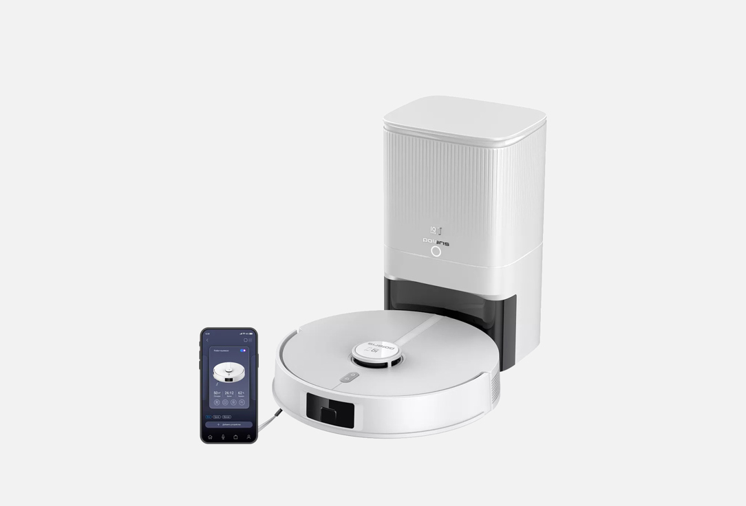 Пылесос Polaris Робот-пылесос Pvcrdc 5006 Wifi Iq Home Белый