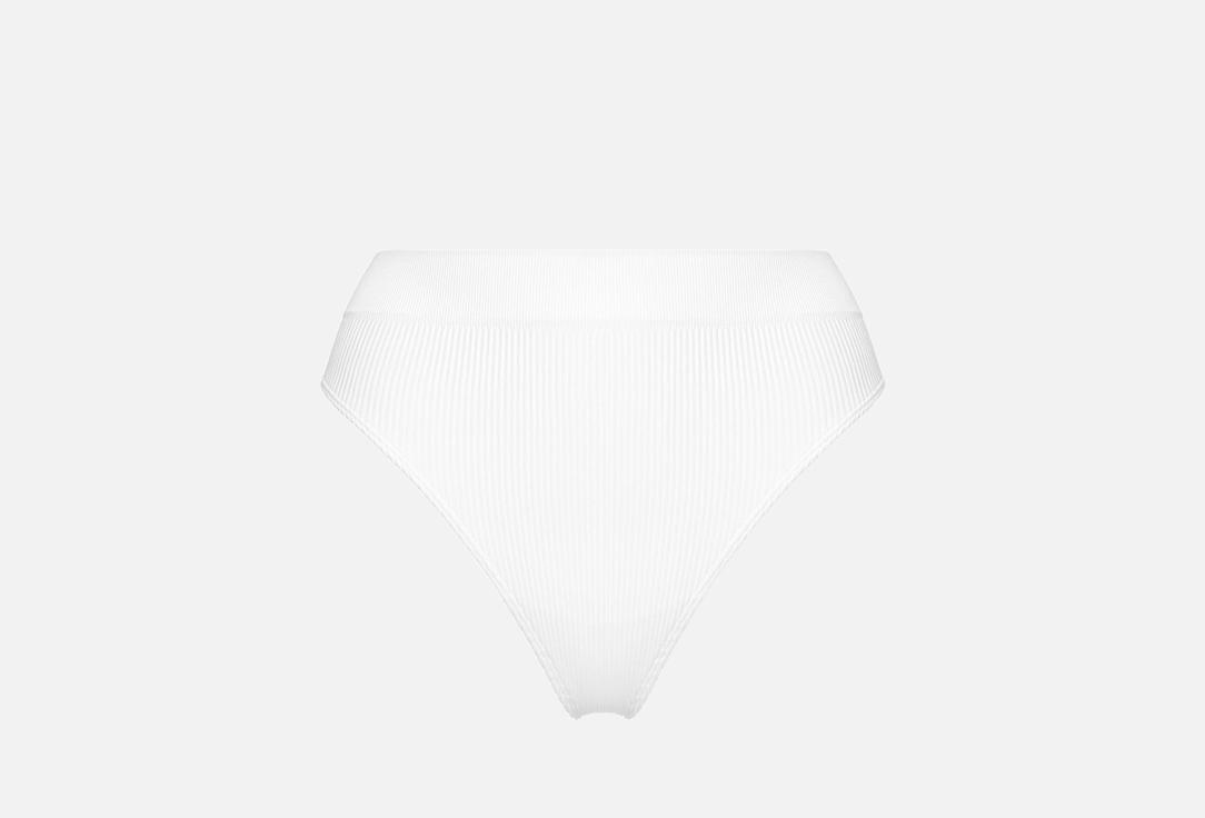 Belle you Трусы-стринг Рубчик W2090067 Белый р.M/L