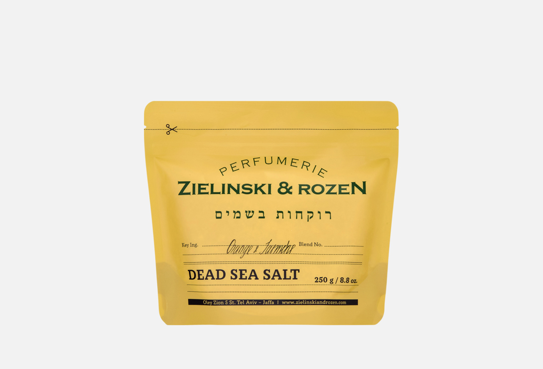 Zielinski & Rozen Соль мертвого моря д/ванн Апельсин, жасмин 250гр