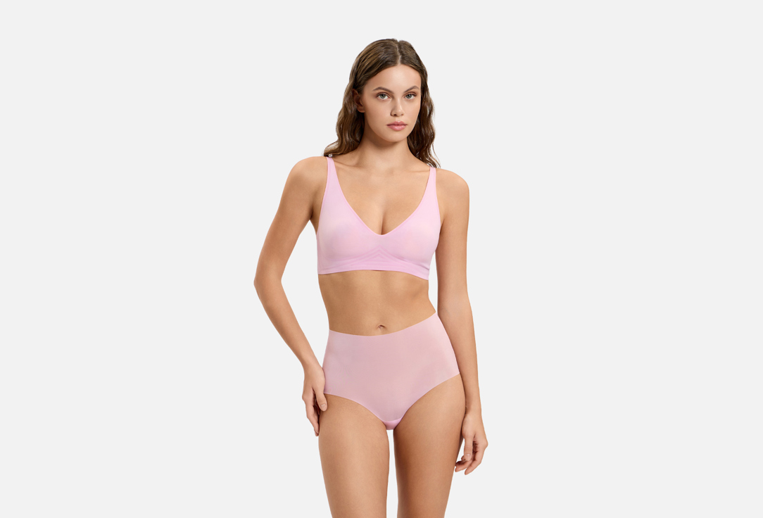 Belle you Трусы-кюлоты W2090278 Airy Сиренево-розовые р.XS