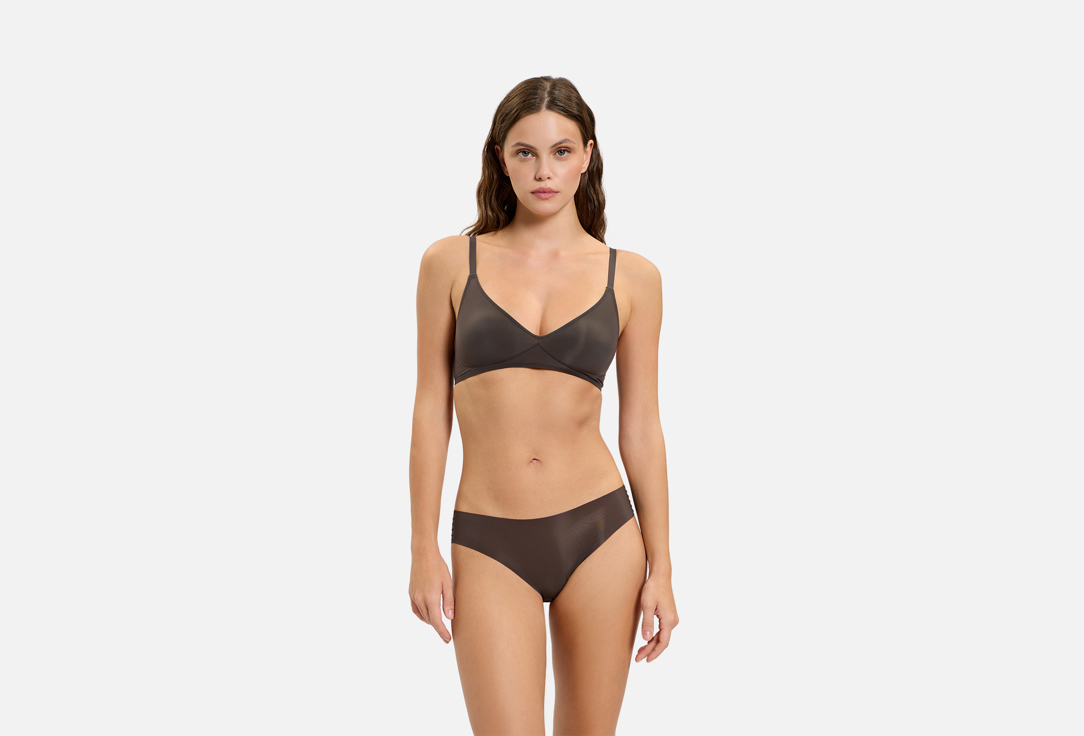 Belle you Трусы-слипы W2090077 Airy Горячий шоколад р.XS