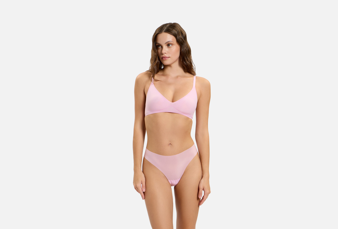 Belle you Трусы-стринги W2090079 Airy Сиренево-розовые р.M