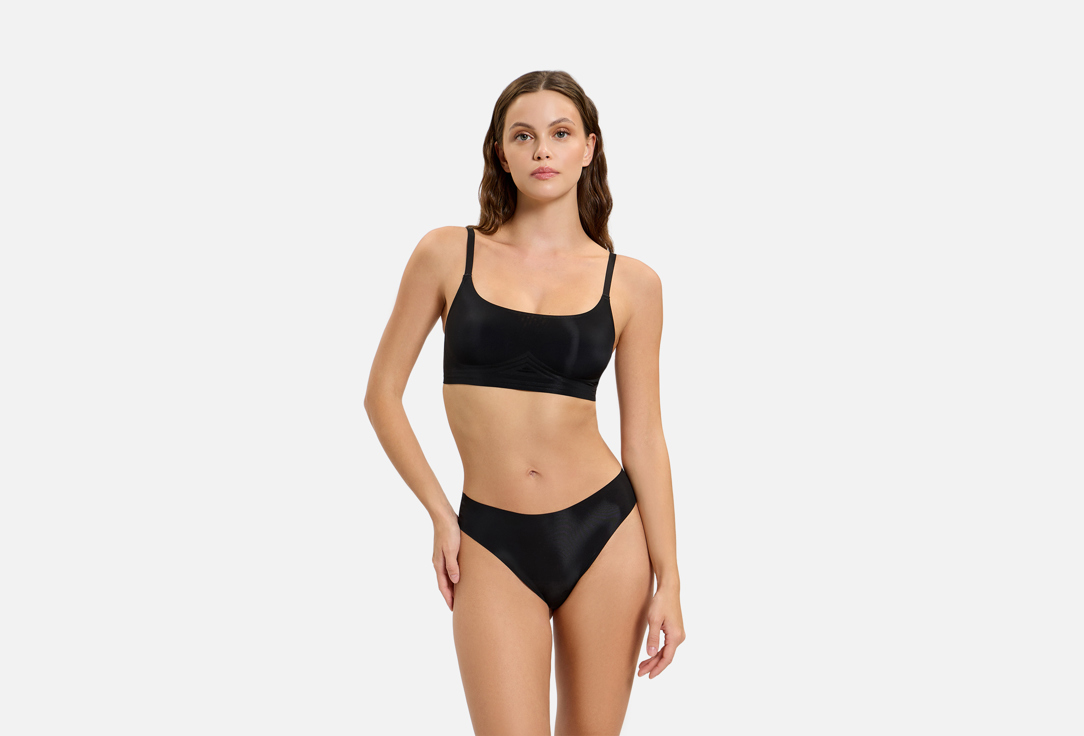 Belle you Трусы-танга W2090274 Airy Черные р.M
