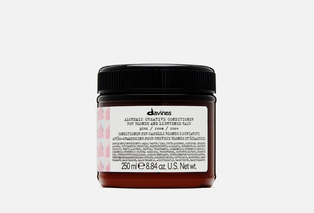 DAVINES Кондиционер креативный д/осветленных и натуральных блондов Розовый 250мл
