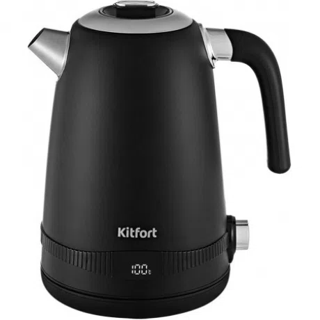 Чайник электрический Kitfort КТ-6121-1, 1,7 л, черный