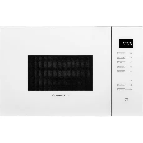 Встраиваемая микроволновая печь MAUNFELD MBMO925SGW09, 25 л, с грилем, белая