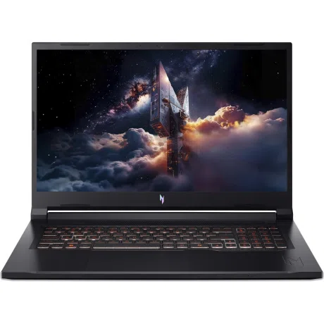 Ноутбук Acer Nitro V 17 AI ANV17-41-R1TV, Ryzen 5 240, RTX 5050 8 ГБ, 16 ГБ, SSD 1 ТБ, 17,3 дюйма IPS FHD, без ОС, чёрный