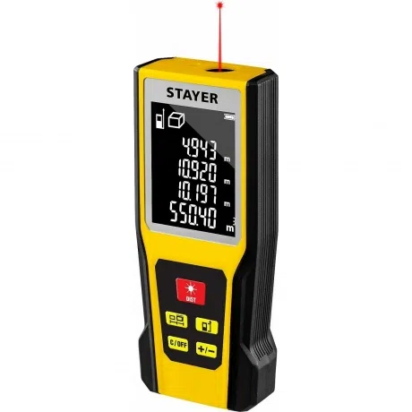Дальномер лазерный Stayer LDM-60, память на 10 измерений