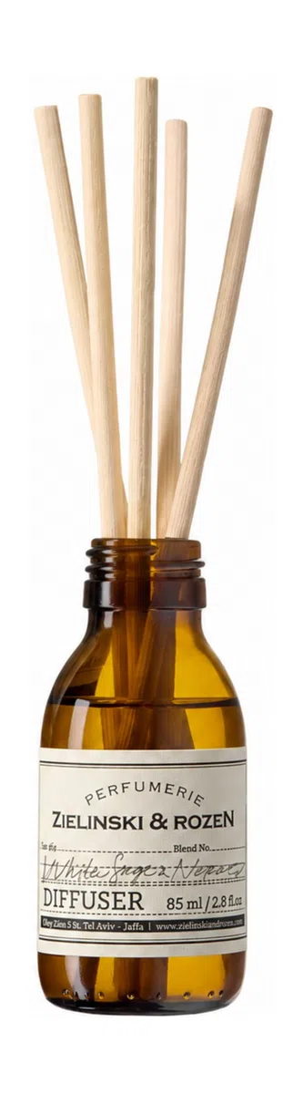 Ароматический диффузор Zielinski & Rozen White Sage Neroli с ротанговыми палочками