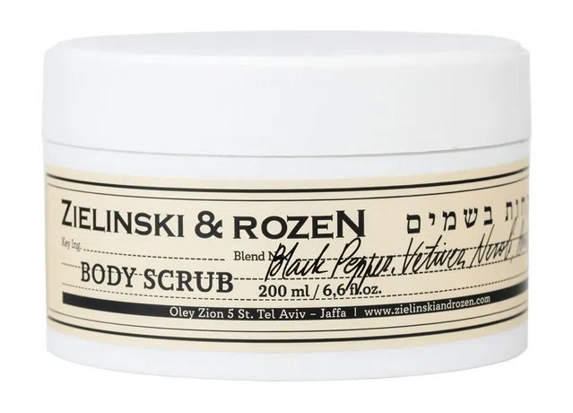 Скраб для тела Zielinski & Rozen Black Pepper Vetiver Neroli Amber, отшелушивающий