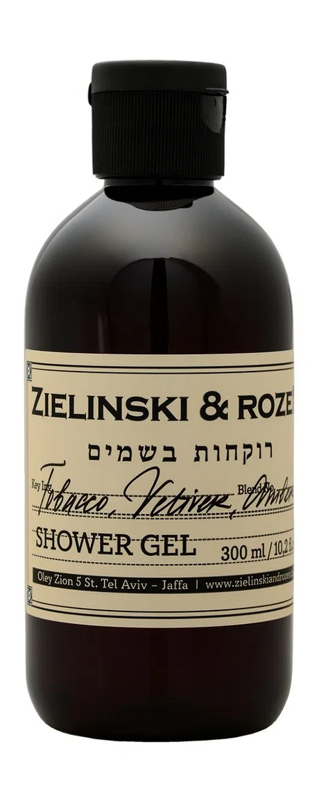 Гель для душа Zielinski & Rozen Tobacco, Vetiver, Amber, 250 мл