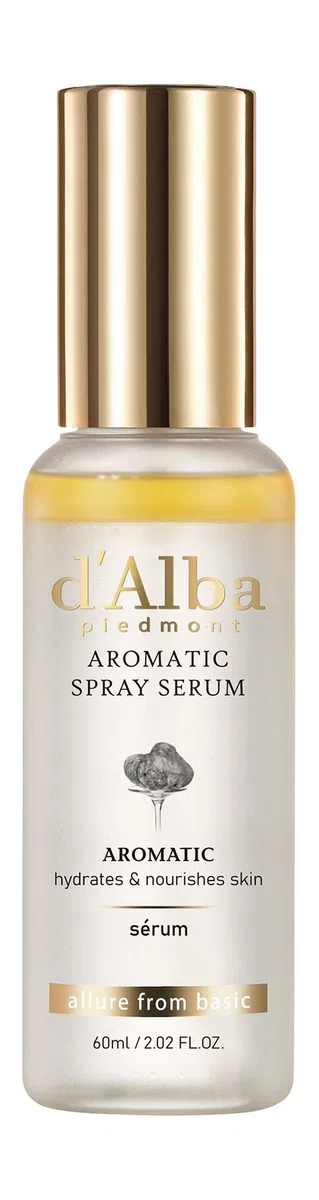 Спрей-сыворотка для лица d'Alba White Truffle Aromatic Spray Serum, с гидролатом розы 77%