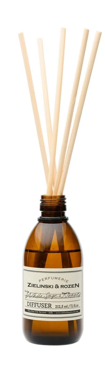 Аромадиффузор Zielinski & Rozen White Sage Neroli, с пятью ротанговыми палочками