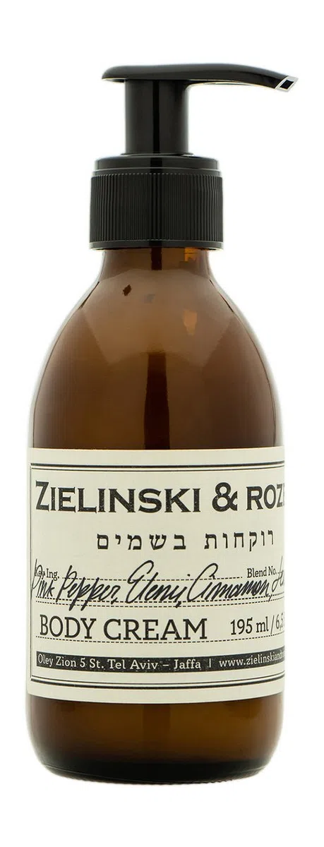 Крем для тела ZIELINSKI & ROZEN Pink Pepper Elemi Cinnamon Leather, питательный