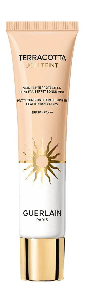 Тональный увлажняющий крем Guerlain Terracotta Joli Teint SPF 20 PA+++, сияющий финиш