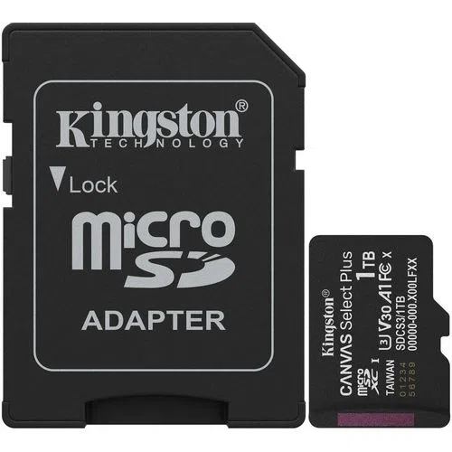 Карта памяти microSDXC Kingston Canvas Select Plus 1024 ГБ