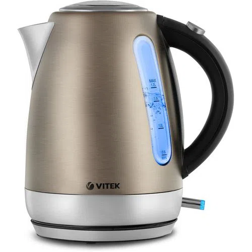 Электрический чайник Vitek VT-7025, 1,7 л, бронзовый
