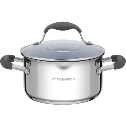 Кастрюля MAUNFELD Laura MCS22S08GR с крышкой, 2,2 л