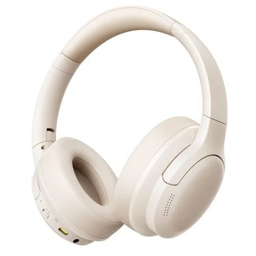 Накладные наушники Baseus BH1 Lite, Bluetooth и 3,5 мм, белые