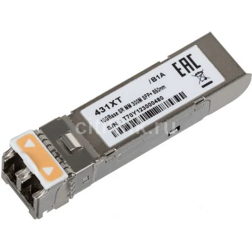 Модуль SFP D-Link DEM-431XT/B1A, 1000BASE-SX, 850 нм, многомод, дуплекс, до 300 м