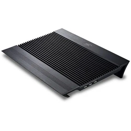 Охлаждающая подставка для ноутбука DeepCool N8, до 17", 2 вентилятора 140 мм, 3x USB, черная