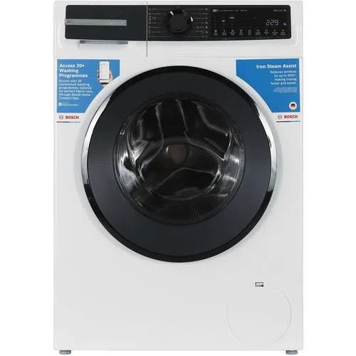 Стиральная машина Bosch WGK244Z0ME, фронтальная, 9 кг, 1400 об/мин, с паром, инверторная, белая
