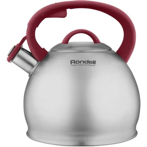 Чайник для плиты Dell Rondell Eletto RDS-1825, 3 л, нержавеющая сталь