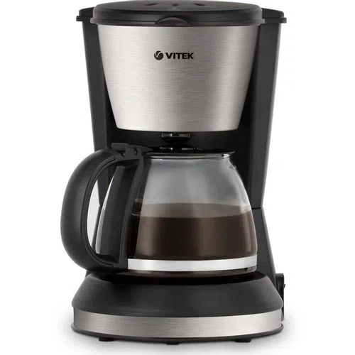 Кофеварка капельная Vitek VT-1506, черный/серебристый