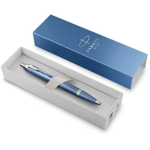 Ручка шариковая Parker IM Writing Rituals K331 Blue CT, синие чернила, подарочная коробка