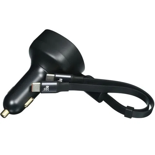 Автомобильное зарядное устройство Baseus C00035500111-00, USB-C, 33 Вт, черное
