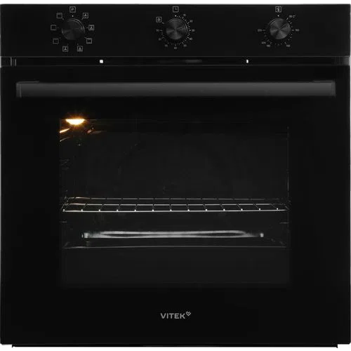 Духовой шкаф электрический Vitek VEO 6380 BG, 68 л, черное стекло