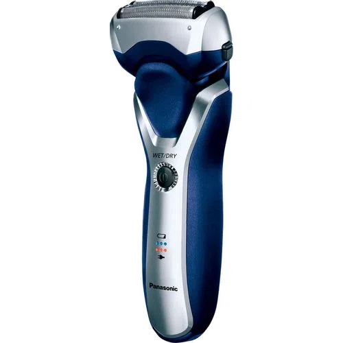 Электробритва Panasonic ES-RT37-S520 сеточная, синяя и серебристая