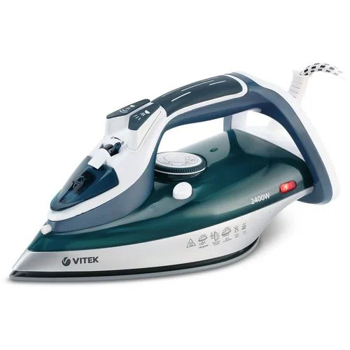 Утюг Vitek VT-8306, 2400 Вт, белый/зеленый