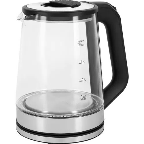Чайник электрический Vitek VT-WK1081, 2 л, стекло, черный