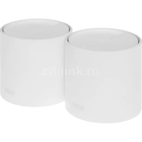 Mesh-система TP-Link Deco X50 (2-Pack), Wi-Fi 6, AX3000, 2.4/5 ГГц, 3 порта WAN/LAN, белый