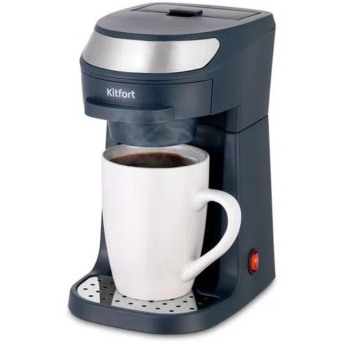 Кофеварка капельная Kitfort КТ-7312, 750 Вт, синяя