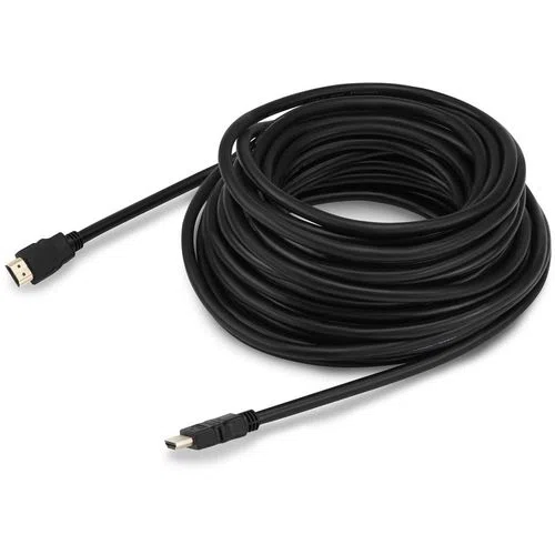 Кабель HDMI Buro папа-папа, HDMI 1.4, 15 м, черный