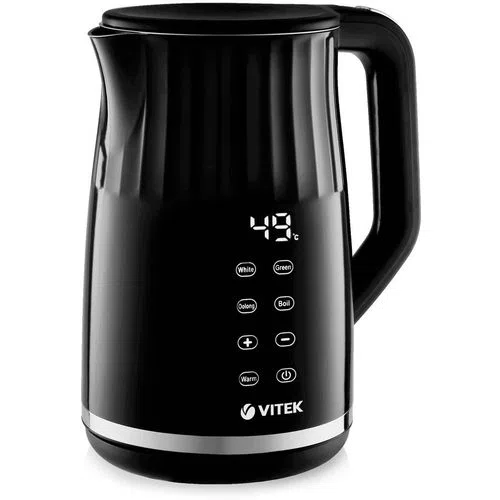 Чайник электрический Vitek VT-8829 Starlight, 1,7 л, черный