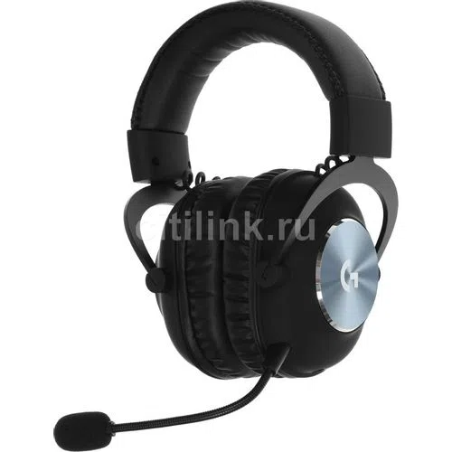 Игровая гарнитура Logitech G Pro X, полноразмерная, проводная, черная