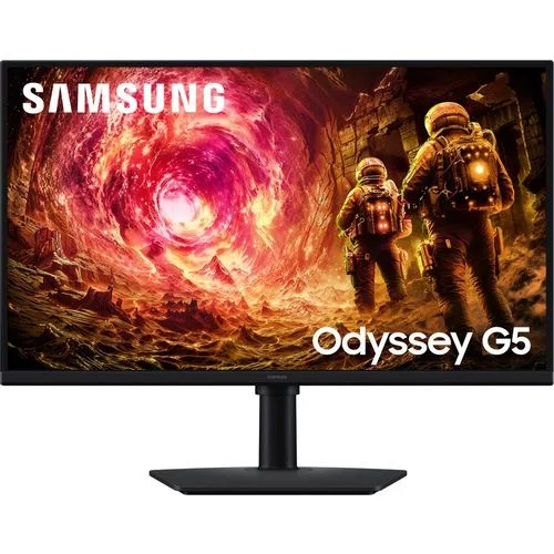 Монитор Samsung Odyssey G5 LS27FG502EIXCI 27", 2560x1440, IPS, 180 Гц, HDMI, DisplayPort, черный
