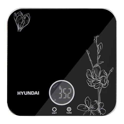 Весы кухонные Hyundai HYS-KG421, черные